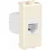 ДКС Компьютерная розетка RJ-45 без шторки модульная, кат.6А, Avanti, ванильная дымка, 1 модуль 4405671 DKC ДКС Компьютерная розетка RJ-45 без шторки модульная, кат.6А, Avanti, ванильная дымка, 1 модуль 4405671 DKC