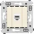 ДКС Компьютерная розетка RJ-45 без шторки в стену, кат.6А одинарная, Avanti, ванильная дымка 4405673 DKC ДКС Компьютерная розетка RJ-45 без шторки в стену, кат.6А одинарная, Avanti, ванильная дымка 4405673 DKC
