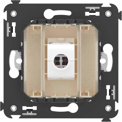 ДКС Компьютерная розетка RJ-45 без шторки в стену, кат.6А одинарная, Avanti, ванильная дымка 4405673 DKC ДКС Компьютерная розетка RJ-45 без шторки в стену, кат.6А одинарная, Avanti, ванильная дымка 4405673 DKC