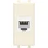 ДКС Компьютерная розетка RJ-45 без шторки модульная, кат.6, Avanti, ванильная дымка, 1 модуль 4405691 DKC ДКС Компьютерная розетка RJ-45 без шторки модульная, кат.6, Avanti, ванильная дымка, 1 модуль 4405691 DKC