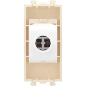 ДКС Компьютерная розетка RJ-45 без шторки модульная, кат.6, Avanti, ванильная дымка, 1 модуль 4405691 DKC ДКС Компьютерная розетка RJ-45 без шторки модульная, кат.6, Avanti, ванильная дымка, 1 модуль 4405691 DKC