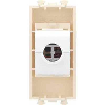 ДКС Компьютерная розетка RJ-45 без шторки модульная, кат.6, Avanti, ванильная дымка, 1 модуль 4405691 DKC ДКС Компьютерная розетка RJ-45 без шторки модульная, кат.6, Avanti, ванильная дымка, 1 модуль 4405691 DKC