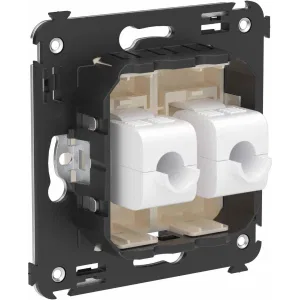 ДКС Компьютерная розетка RJ-45 без шторки в стену, кат.6 двойная, Avanti, ванильная дымка 4405694 DKC ДКС Компьютерная розетка RJ-45 без шторки в стену, кат.6 двойная, Avanti, ванильная дымка 4405694 DKC