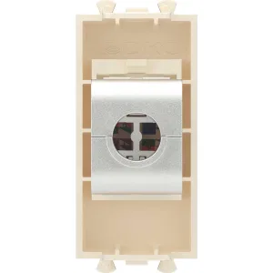 ДКС Компьютерная розетка RJ-45 без шторки модульная, кат.5е экранированная, Avanti, ванильная дымка, 1 модуль 4405761 DKC ДКС Компьютерная розетка RJ-45 без шторки модульная, кат.5е экранированная, Avanti, ванильная дымка, 1 модуль 4405761 DKC