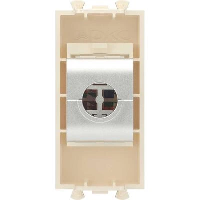 ДКС Компьютерная розетка RJ-45 без шторки модульная, кат.5е экранированная, Avanti, ванильная дымка, 1 модуль 4405761 DKC ДКС Компьютерная розетка RJ-45 без шторки модульная, кат.5е экранированная, Avanti, ванильная дымка, 1 модуль 4405761 DKC