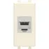 ДКС Компьютерная розетка RJ-45 без шторки модульная, кат.6А экранированная, Avanti, ванильная дымка, 1 модуль 4405771 DKC ДКС Компьютерная розетка RJ-45 без шторки модульная, кат.6А экранированная, Avanti, ванильная дымка, 1 модуль 4405771 DKC