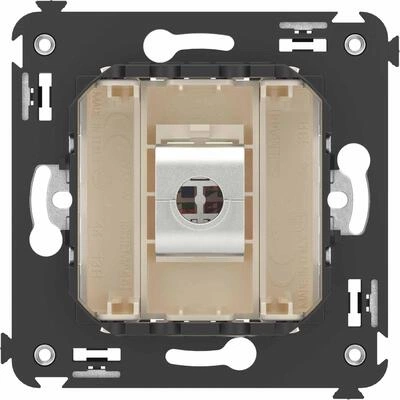 ДКС Компьютерная розетка RJ-45 без шторки в стену, кат.6A одинарная экранированная, Avanti, ванильная дымка 4405773 DKC ДКС Компьютерная розетка RJ-45 без шторки в стену, кат.6A одинарная экранированная, Avanti, ванильная дымка 4405773 DKC