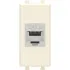 ДКС Компьютерная розетка RJ-45 без шторки модульная, кат.6 экранированная, Avanti, ванильная дымка, 1 модуль 4405791 DKC ДКС Компьютерная розетка RJ-45 без шторки модульная, кат.6 экранированная, Avanti, ванильная дымка, 1 модуль 4405791 DKC