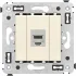 ДКС Компьютерная розетка RJ-45 без шторки в стену, кат.6 одинарная экранированная, Avanti, ванильная дымка 4405793 DKC ДКС Компьютерная розетка RJ-45 без шторки в стену, кат.6 одинарная экранированная, Avanti, ванильная дымка 4405793 DKC