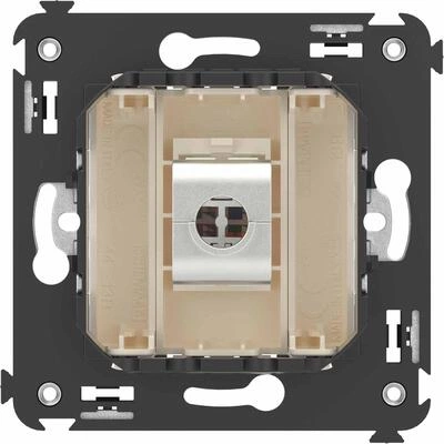ДКС Компьютерная розетка RJ-45 без шторки в стену, кат.6 одинарная экранированная, Avanti, ванильная дымка 4405793 DKC ДКС Компьютерная розетка RJ-45 без шторки в стену, кат.6 одинарная экранированная, Avanti, ванильная дымка 4405793 DKC