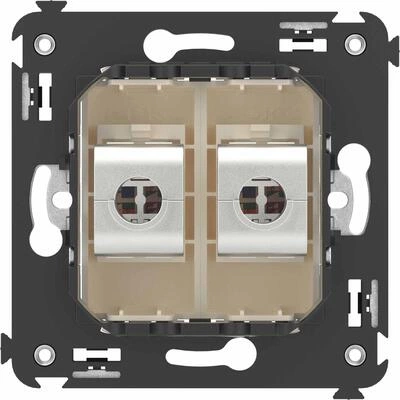 ДКС Компьютерная розетка RJ-45 без шторки в стену, кат.6 двойная экранированная, Avanti, ванильная дымка 4405794 DKC ДКС Компьютерная розетка RJ-45 без шторки в стену, кат.6 двойная экранированная, Avanti, ванильная дымка 4405794 DKC