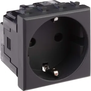 ДКС Розетка модульная, 2P+E, с з/ш, Avanti, черный матовый, 2 модуля 4412002 DKC ДКС Розетка модульная, 2P+E, с з/ш, Avanti, черный матовый, 2 модуля 4412002 DKC