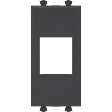 ДКС Адаптер без шторки для Keystone, Avanti, черный матовый, 1 модуль 4412211 DKC