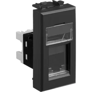 ДКС Телефонная розетка RJ-12 модульная, Avanti, черный матовый, 1 модуль 4412311 DKC ДКС Телефонная розетка RJ-12 модульная, Avanti, черный матовый, 1 модуль 4412311 DKC