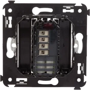 ДКС Диммер кнопочный в стену для LED ламп, Avanti, черный матовый 4412343 DKC ДКС Диммер кнопочный в стену для LED ламп, Avanti, черный матовый 4412343 DKC