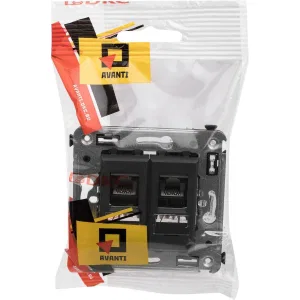 ДКС Компьютерная розетка RJ-45 в стену, кат.6А двойная, ДКС Компьютерная розетка RJ-45 в стену, кат.6А двойная,