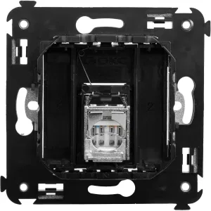 ДКС Компьютерная розетка RJ-45 в стену, кат.6 экранированная одинарная, ДКС Компьютерная розетка RJ-45 в стену, кат.6 экранированная одинарная,