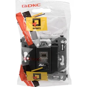 ДКС Компьютерная розетка RJ-45 в стену, кат.6 экранированная одинарная, ДКС Компьютерная розетка RJ-45 в стену, кат.6 экранированная одинарная,