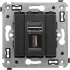 ДКС USB 2.0 розетка одинарная в стену, тип А-А, Avanti, черный матовый 4412403 DKC ДКС USB 2.0 розетка одинарная в стену, тип А-А, Avanti, черный матовый 4412403 DKC