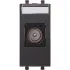 ДКС Розетка TV одиночная модульная, Avanti, черный матовый, 1 модуль 4412501 DKC ДКС Розетка TV одиночная модульная, Avanti, черный матовый, 1 модуль 4412501 DKC
