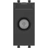 ДКС Розетка TV оконечная модульная, Avanti, черный матовый, 1 модуль 4412521 DKC