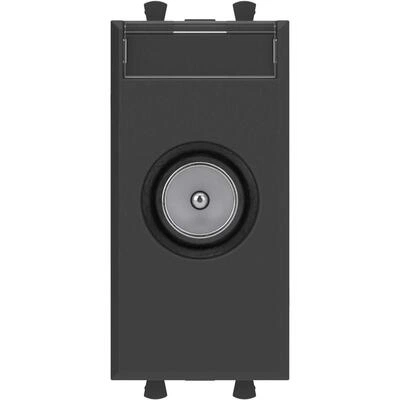 ДКС Розетка TV оконечная модульная, Avanti, черный матовый, 1 модуль 4412521 DKC ДКС Розетка TV оконечная модульная, Avanti, черный матовый, 1 модуль 4412521 DKC