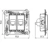 ДКС Компьютерная розетка RJ-45 без шторки в стену, кат.6А двойная, Avanti, черный матовый 4412674 DKC ДКС Компьютерная розетка RJ-45 без шторки в стену, кат.6А двойная, Avanti, черный матовый 4412674 DKC