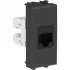 ДКС Компьютерная розетка RJ-45 без шторки модульная ,кат.6, Avanti, черный матовый, 1 модуль 4412691 DKC ДКС Компьютерная розетка RJ-45 без шторки модульная ,кат.6, Avanti, черный матовый, 1 модуль 4412691 DKC