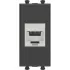 ДКС Компьютерная розетка RJ-45 без шторки модульная, кат.6А экранированная, Avanti, черный матовый, 1 модуль 4412771 DKC ДКС Компьютерная розетка RJ-45 без шторки модульная, кат.6А экранированная, Avanti, черный матовый, 1 модуль 4412771 DKC