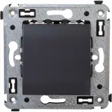 ДКС Вывод кабеля из стены, Avanti, черный матовый 4412983 DKC