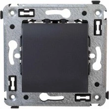 ДКС Вывод кабеля из стены, Avanti, черный матовый 4412983 DKC