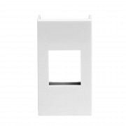 ДКС Адаптер для информационных разъемов KEYSTONE, Viva, 1 мод., белый 45007 DKC