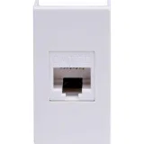 ДКС Комп.роз. RJ45 кат.5e, 8P8C, Viva, белая, 1мод 45038 DKC