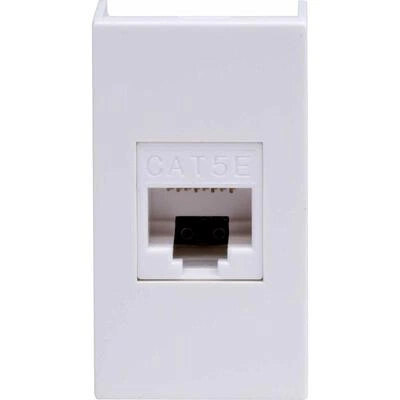 ДКС Комп.роз. RJ45 кат.5e, 8P8C,  Viva, белая, 1мод 45038 DKC