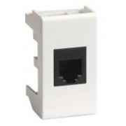 ДКС Ком.роз. RJ45 кат.5e экран., 8P8C,  Viva, белая, 1мод 45048 DKC