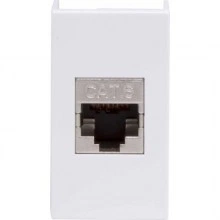 ДКС Ком.роз. RJ45 кат.6 экран., 8P8C, Viva, белая, 1мод 45068 DKC