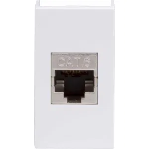 ДКС Ком.роз. RJ45 кат.6 экран., 8P8C, Viva, белая, 1мод 45068 DKC ДКС Ком.роз. RJ45 кат.6 экран., 8P8C, Viva, белая, 1мод 45068 DKC