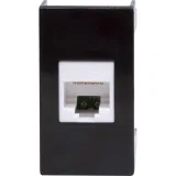 ДКС Розетка RJ-45 кат.5E,Viva,1 мод.,черн 45238 DKC