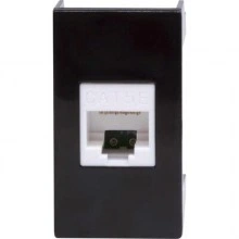 ДКС Розетка RJ-45 кат.5E,Viva,1 мод.,черн 45238 DKC