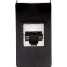 ДКС Розетка RJ-45 кат5E,экр,Viva,1 мод.,черн 45248 DKC