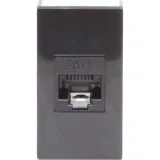 ДКС Розетка RJ-45 кат.6,Viva,1 мод.,черн 45258 DKC