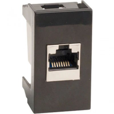 ДКС Розетка RJ-45 кат.6A,Viva,1 мод.,черн 45278 DKC ДКС Розетка RJ-45 кат.6A,Viva,1 мод.,черн 45278 DKC