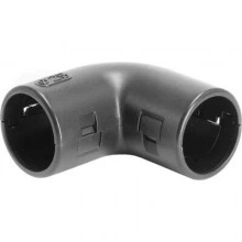ДКС Колено открывающееся, 90 град., IP40, д.25мм, черное 50525B DKC