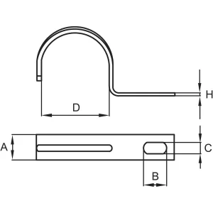 ДКС Держатель оцинкованный односторонний, д.20мм с крепежным отверстием 6,5х5 мм 53342 DKC ДКС Держатель оцинкованный односторонний, д.20мм с крепежным отверстием 6,5х5 мм 53342 DKC