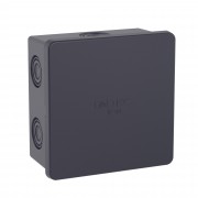 ДКС Коробка ответвит. с 6 кабельными вводами д.20мм, IP44, 80х80х40мм,черная 53700B DKC