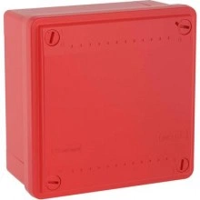 ДКС Коробка ответвит. с гладкими стенками,  IP56, 100х100х50мм,цвет красный 53811 DKC