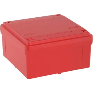 ДКС Коробка ответвит. с гладкими стенками, IP56, 100х100х50мм,цвет красный 53811 DKC ДКС Коробка ответвит. с гладкими стенками, IP56, 100х100х50мм,цвет красный 53811 DKC