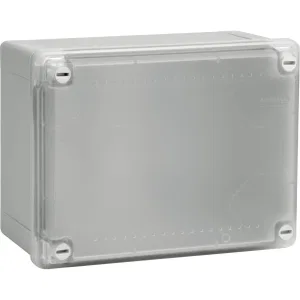 ДКС Коробка ответвит. с гладкими стенками и матовой крышкой, IP56,240х190х90мм 54220 DKC ДКС Коробка ответвит. с гладкими стенками и матовой крышкой, IP56,240х190х90мм 54220 DKC