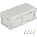 ДКС Корпус RAM box без МП 400х200х146 мм, с фланцами, непрозрачная крышка высотой 21 мм, IP66/IP67 542210 DKC