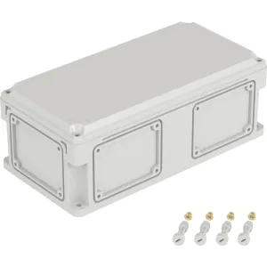 ДКС Корпус RAM box без МП 400х200х146 мм, с фланцами, непрозрачная крышка высотой 21 мм, IP66/IP67 542210 DKC ДКС Корпус RAM box без МП 400х200х146 мм, с фланцами, непрозрачная крышка высотой 21 мм, IP66/IP67 542210 DKC